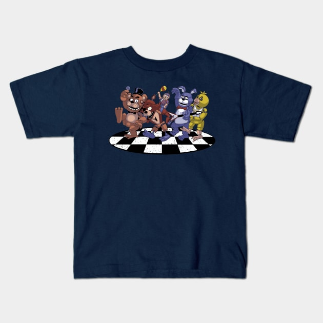 Where the Five Nights Are Kids T-Shirt by Dansmash